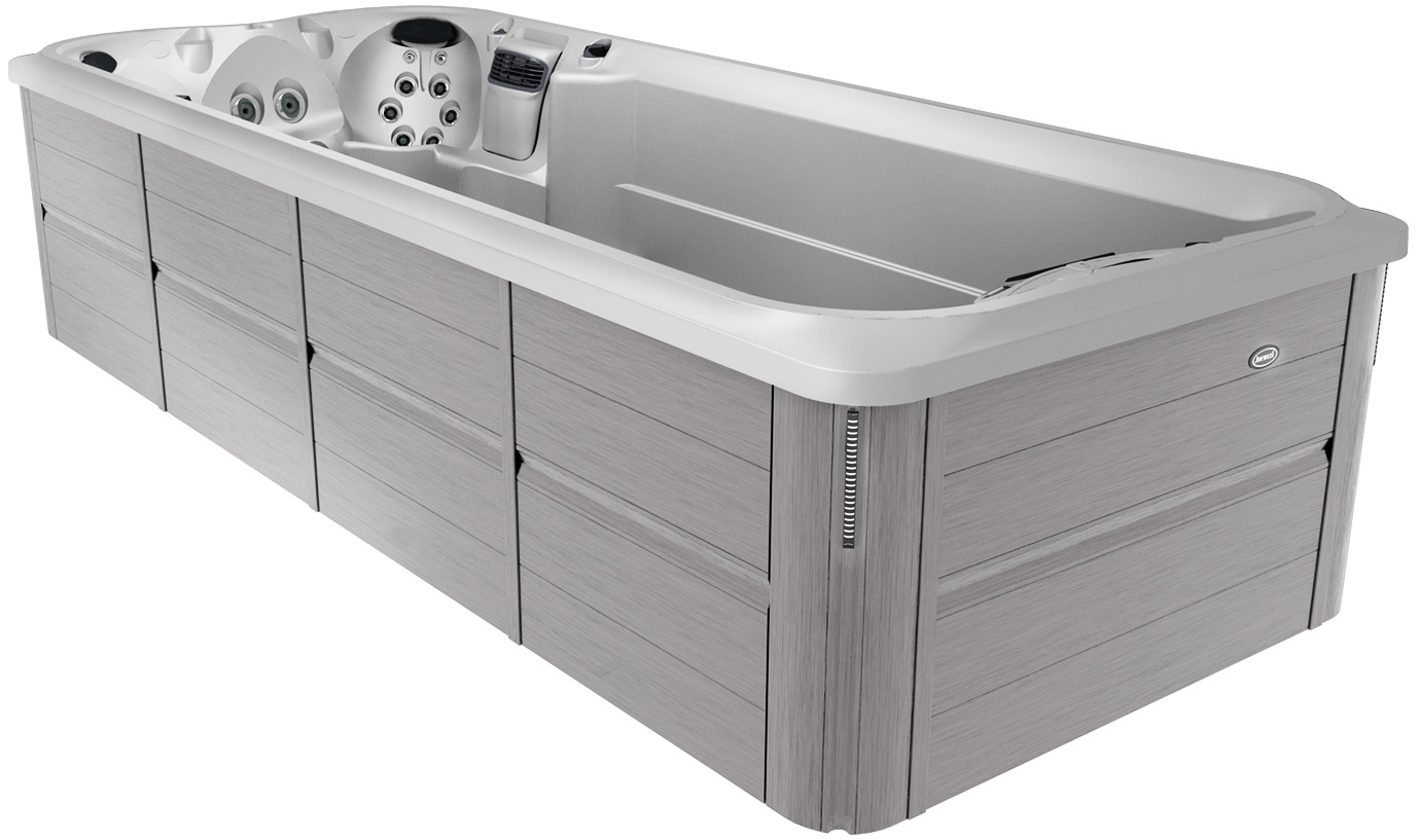 Shell design jacuzzi swim spa