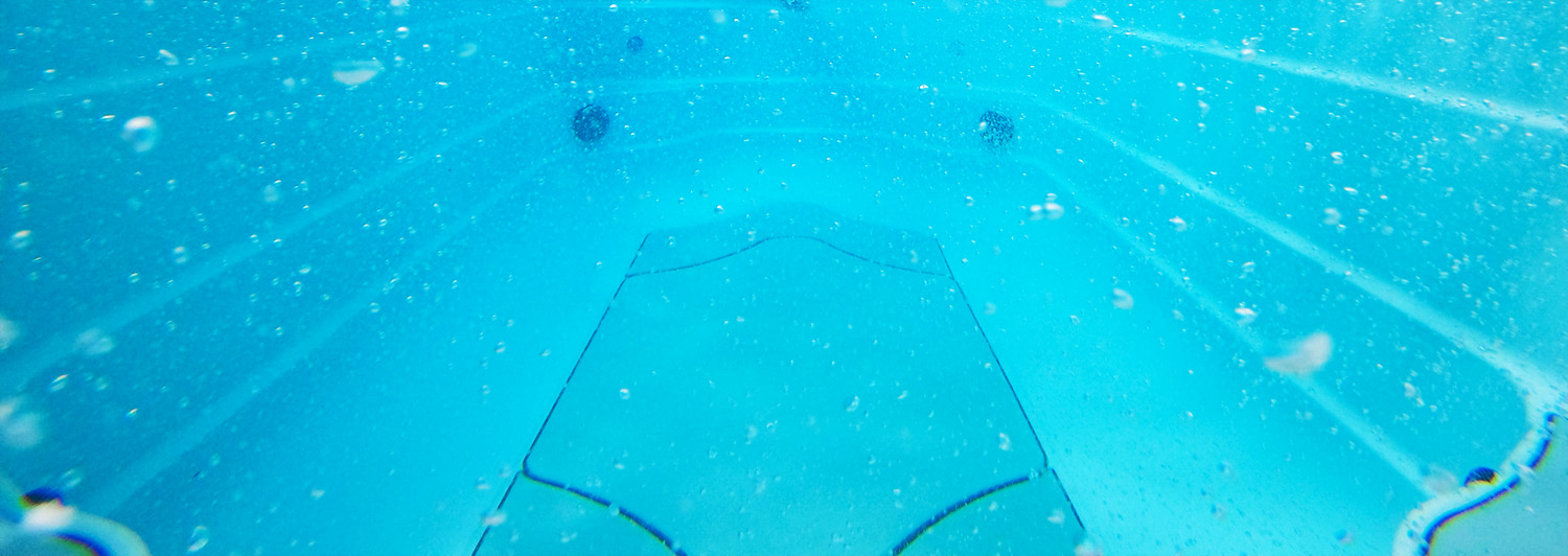 Shell design jacuzzi swim spa